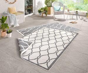 NORTHRUGS - Hanse Home koberce Kusový koberec Twin-Wendeteppiche 103121 grau creme - 80x150 cm