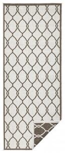 NORTHRUGS - Hanse Home koberce Kusový koberec Twin-Wendeteppiche 103122 braun creme – na von aj na doma - 160x230 cm