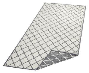 NORTHRUGS - Hanse Home koberce Kusový koberec Twin-Wendeteppiche 103118 grau creme – na von aj na doma - 80x250 cm