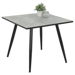 Jedálenský stôl ALENA II T betón/čierna