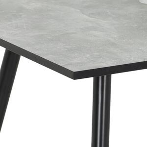 Jedálenský stôl ALENA II T betón/čierna