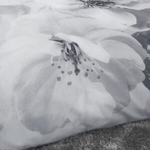 Sivé obliečky Catherine Lansfield Dramatic Floral, 135 x 200 cm