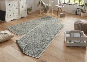 NORTHRUGS - Hanse Home koberce Kusový koberec Twin-Wendeteppiche 103115 grün creme – na von aj na doma - 200x290 cm