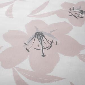 Ružovo-biele obliečky Catherine Lansfield Lily, 135 x 200 cm