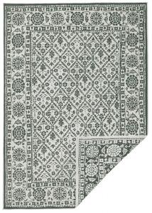 NORTHRUGS - Hanse Home koberce Kusový koberec Twin-Wendeteppiche 103115 grün creme – na von aj na doma - 80x150 cm