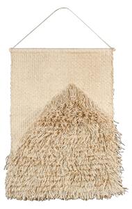 Jutová zapletanie závesná tapisérie v prírodnej svetlejšie farbe - 60 * 90 * 2cm - Mars & More
