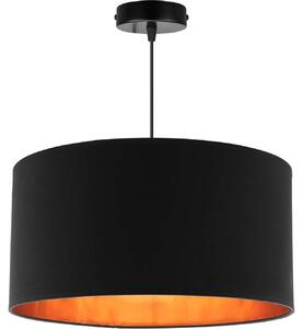 Závesné svietidlo Shade, 1x textilné tienidlo (výber zo 4 farieb), (výber z 3 farieb konštrukcie), (fi 40cm), g