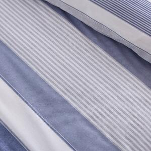 Modré obliečky Catherine Lansfield Newquay Stripe, 200 x 200 cm