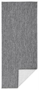 NORTHRUGS - Hanse Home koberce Kusový koberec Twin-Wendeteppiche 103097 grau creme – na von aj na doma - 80x250 cm