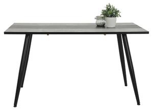 Jedálenský stôl JANINA T betón/čierna