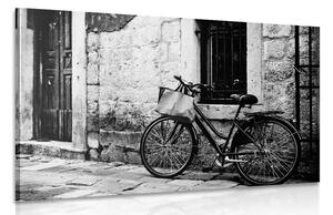 Obraz retro bicykel v čiernobielom prevedení Varianta: 120x80
