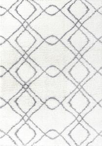 Festival koberce Kusový koberec Carmella K11608-02 White Light Grey (Pearl 510 White) - 80x150 cm