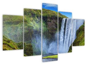 Obraz - Vodopád Seljalandsfoss (150x105 cm)
