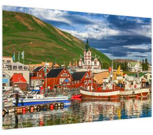 Obraz - Húsavík (90x60 cm)
