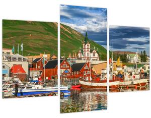 Obraz - Húsavík (90x60 cm)