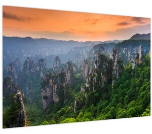 Obraz - Národný lesný park Zhangjiajie (90x60 cm)