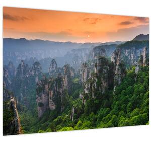 Obraz - Národný lesný park Zhangjiajie (70x50 cm)