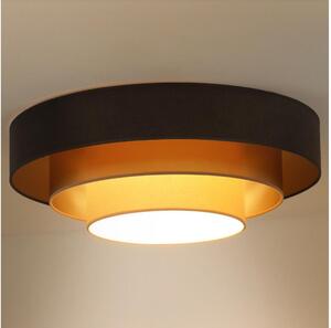 Duolla - LED Stropné svietidlo LUNETA LED/26W/230V pr. 60 cm 4000K hnedá/zlatá