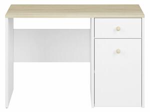 KONSIMO Písací stôl BUBO buk biely 117 x 79 x 51 cm
