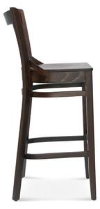 FAMEG Bistro.1 - BST-9907 - barová stolička Farba dreva: buk štandard, Čalúnenie: dyha