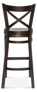 FAMEG Bistro.1 - BST-9907 - barová stolička Farba dreva: buk štandard, Čalúnenie: dyha