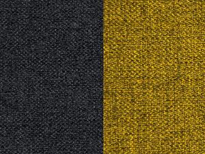 Rozkladacia pohovka Arco P - čierna / žltá