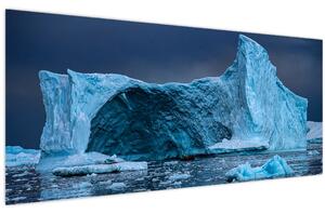 Obraz - Ľadová jaskyňa (120x50 cm)