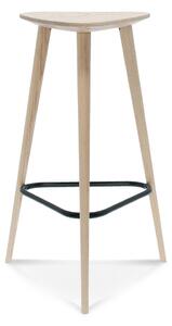 FAMEG Finn - BST-1609/75 - barová stolička Farba dreva: buk štandard, Čalúnenie: dyha