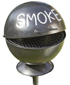 DekorStyle Záhradný popolník Smoke 113 cm