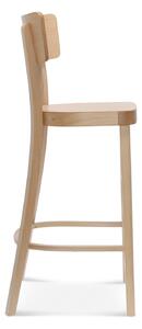 FAMEG Solid - BST-9449 - barová stolička Farba dreva: buk štandard, Čalúnenie: dyha