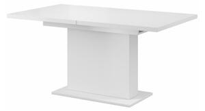 Rozkladací jedálenský stôl STRAP 160/200 x 90 cm biely