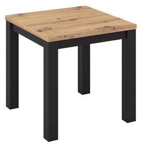 Rozkladací jedálenský stôl ZARO 80/160x80 cm dub artisan/čierna