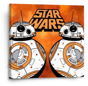 Sablio Obraz Star Wars Ohnivé pozadie - 50x50 cm
