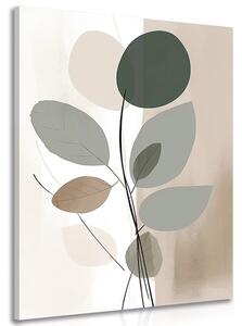 Obraz abstraktné botanické tvary No1 Varianta: 40x60