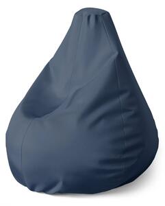 Sablio Sedací vak Pear Tmavomodrá - 70 x 95 x 15 cm