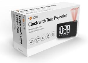 SOLIGHT Projekčné hodiny s rádiom a budíkom
