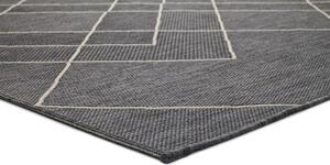 Sivý vonkajší koberec Universal Hibis, 80 x 150 cm