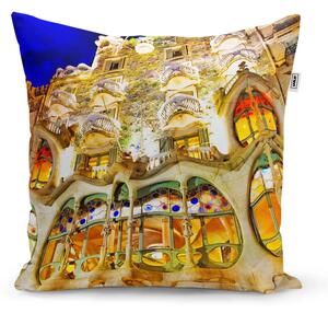 Sablio Vankúš Barcelona Gaudi Casa Batllo 1 - 40x40 cm