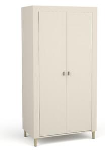 Dvojdverová skriňa s drážkovaním cashmere MOSSA MO1