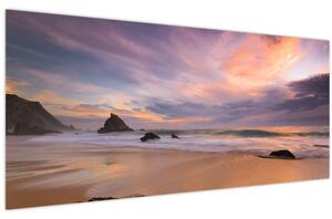 Obraz - Praia da Adraga (120x50 cm)