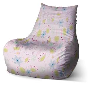 Sablio Sedací vak Bean Farebné obrázky - 60 x 70 x 70 cm