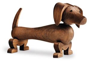 Soška z masívneho orechového dreva Kay Bojesen Denmark Dog