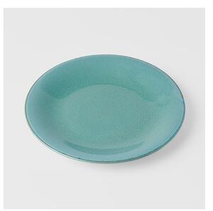 Tyrkysovomodrý keramický tanier MIJ Peacock, ø 21 cm