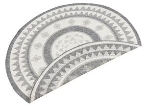 NORTHRUGS - Hanse Home koberce Kusový koberec Twin Supreme 103413 Jamaica grey creme – na von aj na doma - 200x200 (priemer) kruh cm