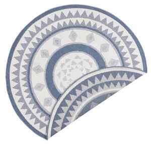 NORTHRUGS - Hanse Home koberce AKCIA: 200x200 (průměr) kruh cm Kusový koberec Twin Supreme 103414 Jamaica blue creme – na von aj na doma - 200x200 (priemer) kruh cm