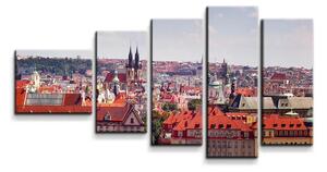 Sablio Obraz - 5-dílný Praha - 100x60 cm