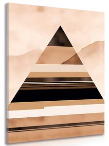 Obraz abstraktné tvary pyramída Varianta: 40x60