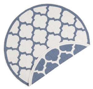 NORTHRUGS - Hanse Home koberce Kusový koberec Twin Supreme 103422 Palermo blue creme - 200x200 (průměr) kruh cm