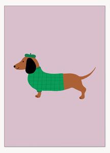 Plagát Dachshund