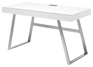 Písací stôl LUPIN biela